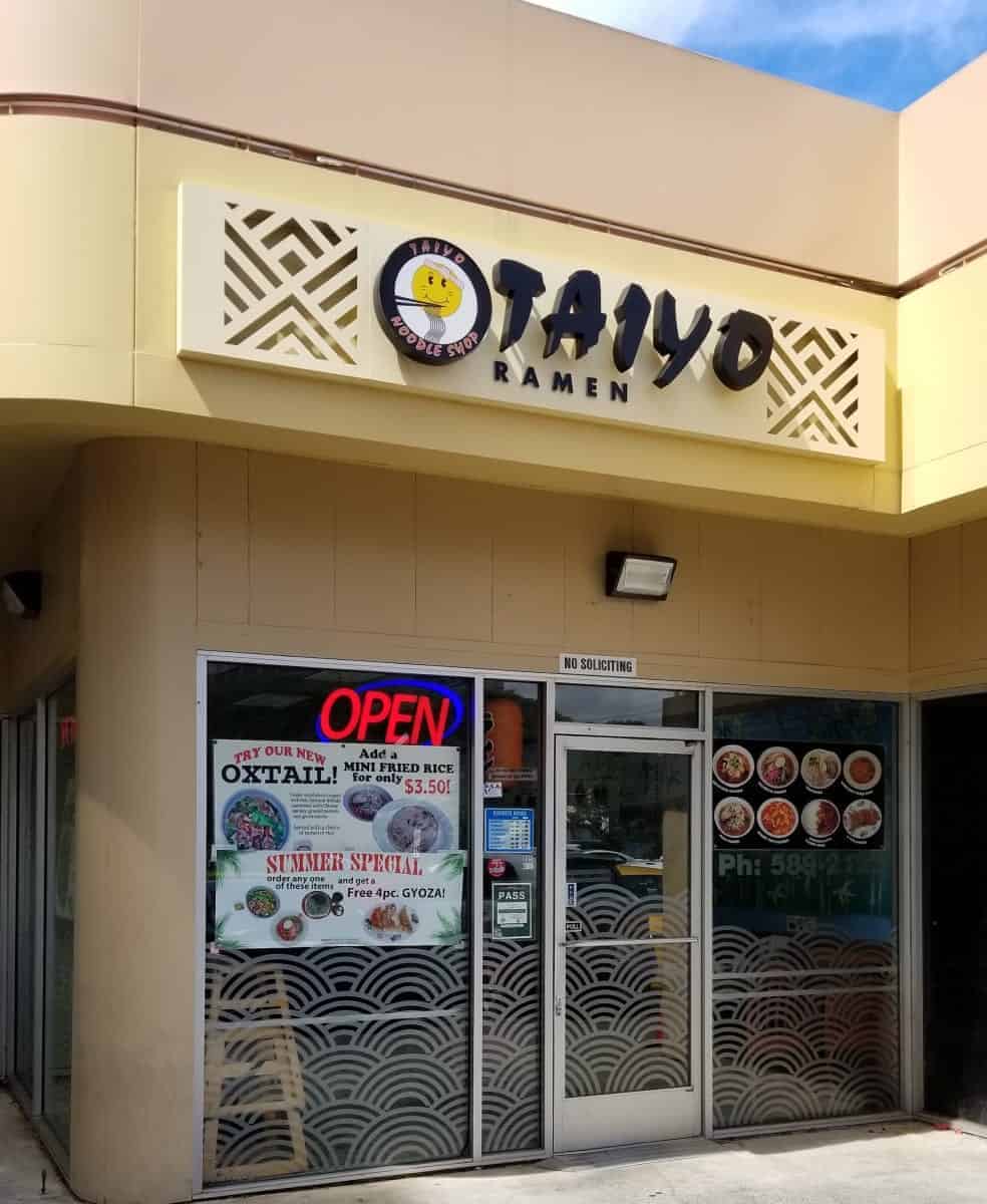 Taiyo Ramen Tasty Ramen in Honolulu Oahu's Best Coupons