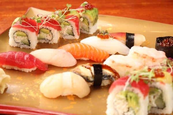 different types of sushi