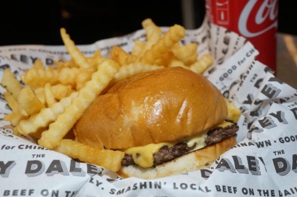 Daley Burger with Fries & a Coke