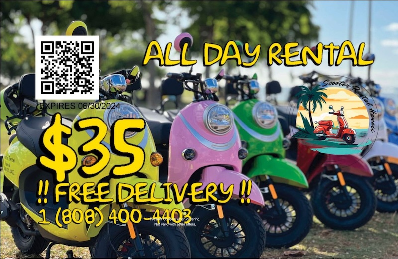 Scooter Rental Hawaii Oahu's Best Coupons