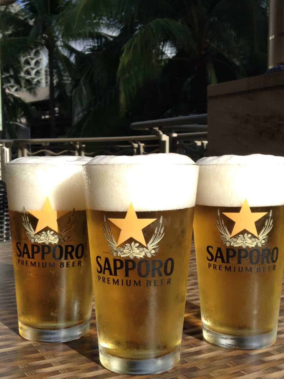 Kaiwa’s Special Offering ($1 Sapporo Drafts) featuring Honolulu Marathon