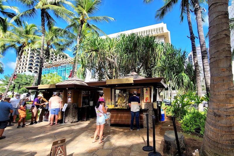 hawaiian cane juice exterior kalakaua ave and seaside ave