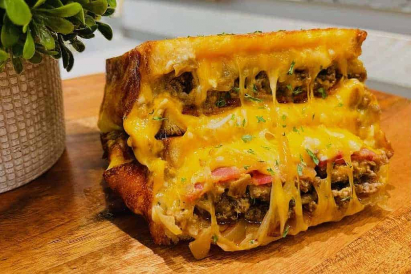 Bacon Patty Melt will melt in your mouth!