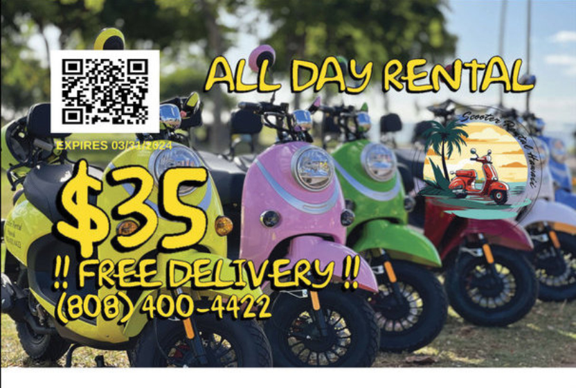 Scooter Rental Hawaii Oahu's Best Coupons