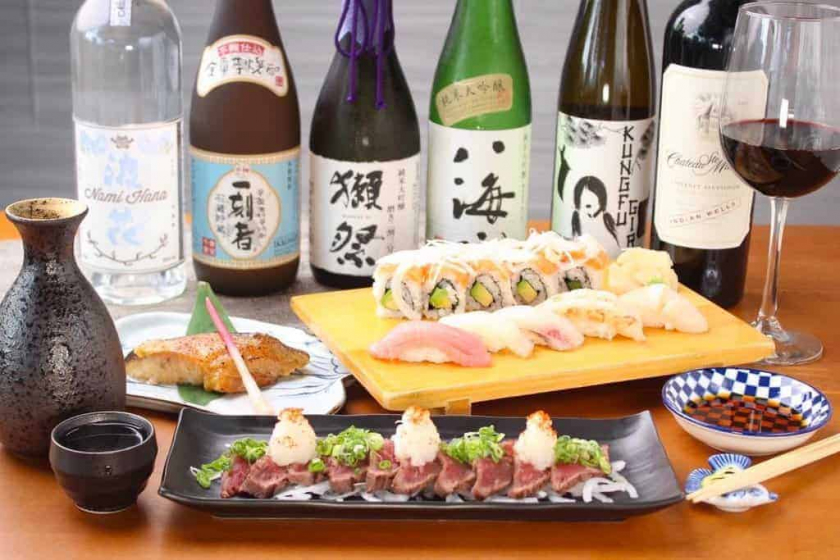 Enjoy a variety of Japanese dishes that pair perfectly with drinks!