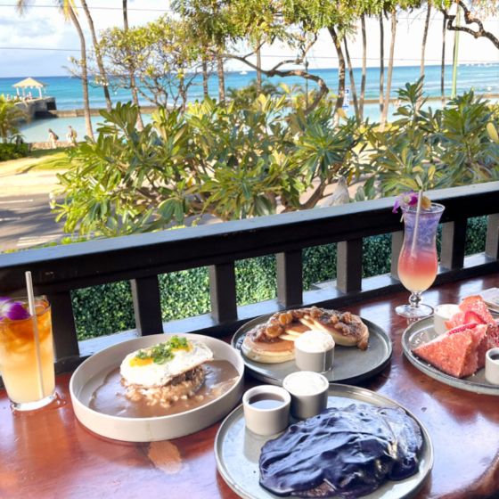 Waikiki morning cafe local food