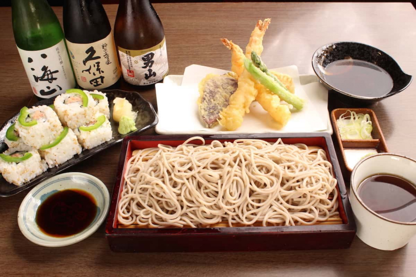 Japanese SOBA (buckwheat) Noodles are rich in vitamins, low in calories, and very tasty!